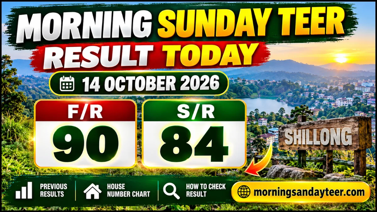 Morning Sunday Teer Result October 14: Shillong Updates